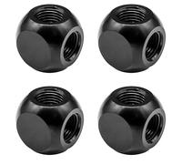 Dracaena.io Lot de 4 raccords filetés G1/4" à 3 voies pour système de refroidissement par eau de l'ordinateur - Matériau en laiton/cuivre durable - Noir