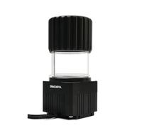 Dracaena.io Pompe à eau PC à haut débit 780L/H, réservoir 12 V 18 W, pompe à microprocesseur sans balais, tête de 5 à 6 m, filetage G1/4", réservoir acrylique + POM 100 ml, connecteur 4 broches, noir