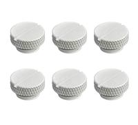 Dracaena Lot de 6 bouchons d'arrêt fins G1/4" avec fente pour pièces de monnaie Blanc
