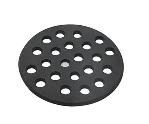 Dracarys Barbecue en Fonte à la Chaleur Plaque de Charbon de Bois, Fire Grille Ajustement pour Petite Big Green Egg et Kamado Grill Fumoir M-6.5 inch
