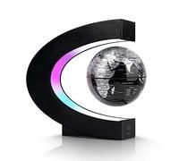 Dracarys Globe Flottant à Lévitation Magnétique, 8,5cm Globe | C Forme, Lumières LED pour décoration éducative de bureau à domicile, Cadeaux pour les fêtes d'anniversaire