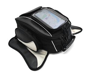 Dracarys Sacoche de Réservoir de Moto - Sac de Moto Noir Oxford - Sac Magnétique Forte pour Honda Yamaha Suzuki Kawasaki Harley