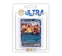 Dracaufeu ex 125/197 Téracristal - Ultraboost X Écarlate et Violet 03 Flammes Obsidiennes - Coffret de 10 Cartes Pokémon Françaises