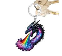 Drache-Schlüsselanhänger - Atemender Drache-Anhänger, Kreativer Schlüsselanhänger Zum Sammeln | Neuartiges Souvenir Für Männer Und Frauen, Geschenk Für Freunde, Familie, Klassenkameraden, Pendler