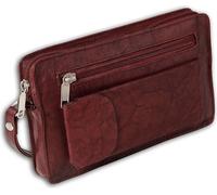 DrachenLeder cuir véritable Sac à poignet homme brun 20x12x4 - pendentif fée inclus D2OTJ502N