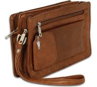 DrachenLeder Sac à poignet tan brun Cuir Hommes Sac pour téléphone portable D2OTJ512C