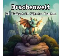 Drachenwelt: Das Malbuch der Süßesten Drachen: Perfekt für Kinder ab 3 Jahren - Mit 50 entzückenden Ausmalbildern von niedlichen Drachen, ideal für Kreativität, Entspannung und Spaß!