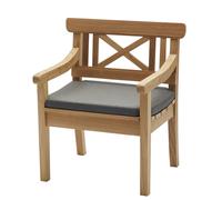 Drachmann Chaise Cushion Coussin d'assise extérieur Skagerak by Fritz Hansen Charcoal - FRITZ HANSEN 1960800