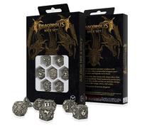 Dracopolis Scandinavian Blackfang Ensemble De Dés RPG 7 Dés Par Q-WORKSHOP