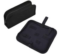 DraCra Lot de 2 kits de réparation de montres - Mini pochette de transport pour montres - Kit d'outils - Tournevis - Pince à épiler - Kit d'ouverture de boîtier - Outil de retrait de goupilles de