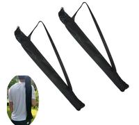 DraCra Lot de 2 sacs de transport pour bâtons de randonnée de 71,1 cm ultralégers avec sangles d'épaule, housse de protection pour bâtons de marche nordique, bâtons de ski, bâtons de marche, camping,