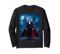 Dracula, château Gothique, Nuit, Seigneur Vampire Manche Longue