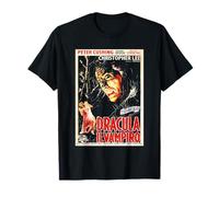 Dracula Il Vampiro Affiche du Film Italien Christopher Lee T-Shirt