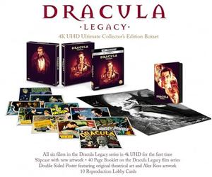 Dracula Legacy 7-Movie Collection 4K Ultra HD + Blu-ray Ultimate Collector’s Edition Box Set Region Free Includes 40-Page Booklet Lobby Cards Poster