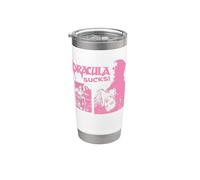 Dracula Sucks PAPL14610 Affiche classique du film d'horreur Gobelet isotherme en acier inoxydable double paroi