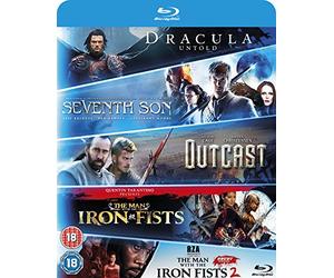 Dracula Untold/Seventh Son/Outcast/Man with The Iron Fists 1 & 2 (5 Blu-Ray) [Edizione: Regno Unito] [Import]