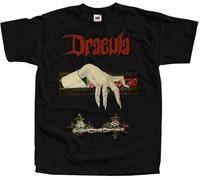 Dracula V44, Christopher Lee, Movie Poster, Black T-Shirt