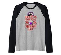 DRACULA'S Dark Roast Cafe Midnight Manche Raglan