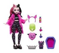 DRACULAURA SOIREE PYJAMA - MONSTER HIGH - HKY66 - Jouet Fuchsia (veste), Noir (vêtements) G