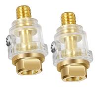 drado 2 pièces en ligne Mini huileur 1/4", huileur lubrificateur automatique, Huileur Pneumatique pour outils pneumatiques, Outils à air Comprimé