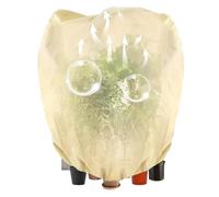 Drado Hivernage Plante Exterieur,Housse d'hivernage Réutilisable,Housses de Protection pour Plantes Respirante et résistante à l'abrasion,Sac de Protection Hiver Seau Plantes