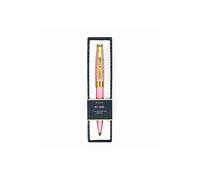 DRAEGER PARIS 1886 | Stylo Bille Rétractable Je t'aime Rose | Cadeau Original & Élégant | Confort d'Écriture | Idéal Amour & Amitié | Cadeaux Saint-Valentin, Noël, Anniversaire | Écrin Inclus