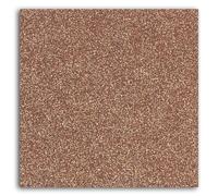 Draeger by Toga - Feuille thermocollante - Flocage pailleté cuivre - 21 x 30,5 cm