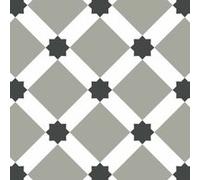 Draeger la carterie Lot de 6 stickers de carrelage CARREAUX ETOILES Multicolore Multicolore G