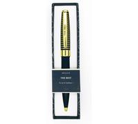 Draeger P - Stylo Bille Retractable ""The Best"", Bleu Nuit Et Or, Boite Cadeau