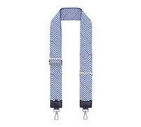 DRAEGER PARIS 1886 - Bandoulière Ajustable pour Sac 126x5cm - 100% Polyester - 9 Coloris Disponibles - Anneau pour Pochette/Clés - Accessoire Mode avec Mousquetons et Empiècements Simili Cuir