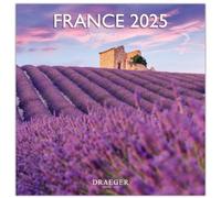 DRAEGER PARIS 1886 - Grand Calendrier Mural 29x29 cm 2025-7 langues - Septembre 2024 à décembre 2025-12 photographies disponible dans plusieurs thèmes - France - Note rendez-vous, anniversaires