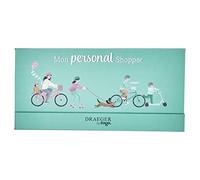 DRAEGER PARIS 1886 - Kit Personal Shopper - J'organise Mes Courses - Bloc Notes + Enveloppe de Rangement + Couverture Rigide Aimantée KW003 Vert