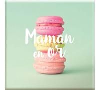 DRAEGER PARIS 1886 - Magnet Aimanté Décoratif - Cadeau Émotionnel Maman en Or - Idéal pour Réfrigérateur - Élégant et Touchant - Parfait pour la Fête des Mères, Anniversaires et Occasions Spéciales