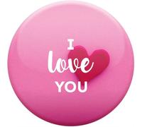 DRAEGER PARIS 1886 - Magnet Aimanté I Love You - Message d'amour Universel - Décoration Réfrigérateur - Idée Cadeau Unique - 6,5 x 6,5cm - Apportez Tendresse et Chaleur à Votre Foyer