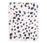 DRAEGER PARIS 1886 - Miroir de Poche Carré avec Étui Moucheté Rose Bleu - Accessoire Maquillage Portable 9x7cm - Cadeau Personnalisé Amie Anniversaire Fête - Idéal Maison Voyage - Élégance Féminine