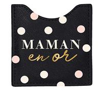 DRAEGER PARIS 1886 - Miroir de Poche Mamie Géniale avec Étui Anti-Rayures - Accessoire Maquillage Compact 8x8,5cm - idée Cadeau Anniversaire, Fête des Mères, Grands-Mères - Style Élégant & Original