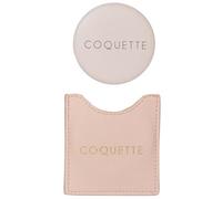DRAEGER PARIS 1886 - Miroir de Poche Rond Coquette avec Étui Rose - Accessoire Maquillage Femme Portable - Cadeau Personnalisé Anniversaire et Toutes Occasions - 8,5 x 8 cm - Élégant et Pratique