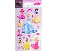 DRAEGER PARIS 1886 Nouvelles Images 75007559 Princesses Ensemble de 20 Mini Autocollants PVC Multicolore 14,5 x 7,8 x 0,1 cm