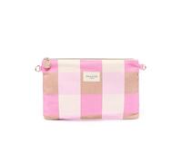 DRAEGER PARIS 1886 | Pochette en Coton Office Chic Multiusages | Motifs Floraux & Géométriques | 100% Coton | Lavage en Machine | Anneaux Intégrés pour Bandoulière | Accessoire Femme Polyvalent