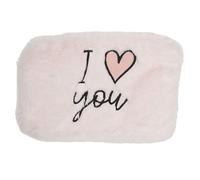 DRAEGER Paris | Pochette Peluche I Love You | Porte-Monnaie Mignon Cadeau Meilleure Amie, Copine, Famille, sœurs, Femme| Trousse Crayons Trousse Maquillage Fourre Tout