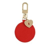 DRAEGER PARIS 1886 - Porte-Clés Charms Trèfle Vert en Polyuréthane - Accessoire Original Charms Dorés en Acier Inoxydable - Mousqueton pour Porte-Monnaie, Sac ou Pochette - Cadeau Décoratif