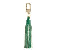 DRAEGER PARIS 1886 - Porte-clés Pompon Multicolore 13x2 cm - Accessoire Original en Polyuréthane - Mousqueton Pratique Sacs et Pochettes - Idée Cadeau Élégante et Colorée - Collection Maroquinerie