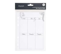 DRAEGER PARIS 1886 Recharge Pages Bullet Journal, Blanc, 15x21cm
