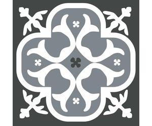 DRAEGER PARIS 1886 - Stickers carrelage 15x15 cm - Lys Noir 75009183