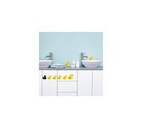 DRAEGER PARIS 1886 - Stickers Muraux Petits Canards - Adhésifs Décoratifs en Papier Couché Satiné 180g - Faciles à Poser - Qualité Graphique Exceptionnelle - Planche 23x34cm - Fabrication Européenne