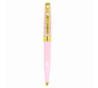 DRAEGER PARIS 1886 - Stylo Bille Rétractable Rose Pastel et Or - Design Élégant Prise en Main Confortable - Haute Qualité d'Écriture - Boîte Cadeau Élégante - Message Personnalisé TU ES LA MEILLEURE