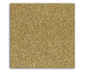 DRAEGER PARIS 1886 Toga by Tissu Pailleté Thermocollant Glitter Doré - 21 x 30 cm - Customisation Vêtements & Décoration - Lavable en Machine à 30° - Feuille Unique - Facile à Appliquer