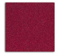 DRAEGER PARIS 1886 Toga by Tissu Pailleté Thermocollant Rouge - Feuille 21x30 cm - Facile à Appliquer au Fer - Customisation Vêtements & Décorations - Lavable à 30°