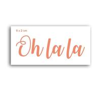 DRAEGER PARIS 1886 Matrice de découpe-Dies D'co-Oh La La 6 x 2 cm, Metal, Neutre, non applicable