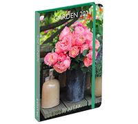 DRAEGER PARIS | Agenda de poche A6 spécial Jardins janvier-dec 2024 | 12 photos | 11,5 x 16 cm | Couverture rigide marque page | 7 langues | 1 semaine sur 2 pages | Papier certifié FSC®